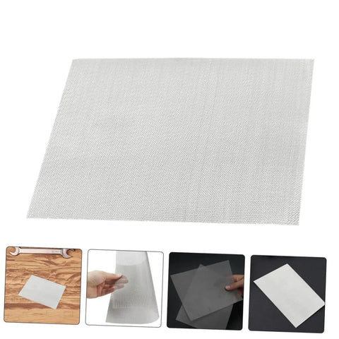 Stainless Steel Welding Mesh Repair Kit For Car Bumpers And Auto Body Quick Fixes shown in various views and applications.