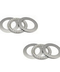 Thrust Needle Roller Bearing Set With Washers For Power Tools And Home Appliances Galvanized Rollers Corrosion Resistant includes washers