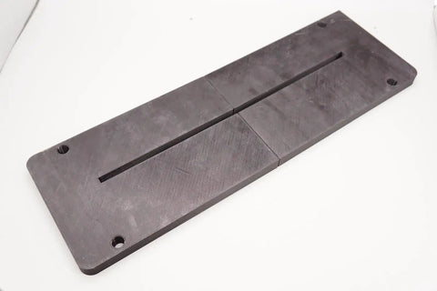 Bosch PTS10 Table Saw Zero Clearance Throat Plate Insert with Two Piece Design for Quick Fit and Precise Alignment