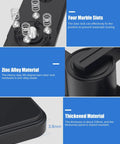 Built Tough Heavy Duty Zinc Alloy Gate Latch Lock details with marble slots and thickened 3.8mm material for barns and sheds.