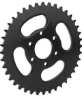 40T Stainless Steel Rear Sprocket For Go Karts ATVs And Racing Carts Built Tough For Long Lasting Durability Easy Tool Installation With Six Hole Mount Design.