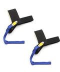 Two Pack ESD Anti Static Grounding Straps For Wrist And Heel Adjustable Foot Strap With 19 Inch Wire Conductive Rubber Bands