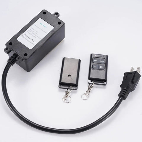 220V Rock Solid Plug And Play Remote Switch With Dead Simple One Touch Control, wireless remote for woodworking machines.