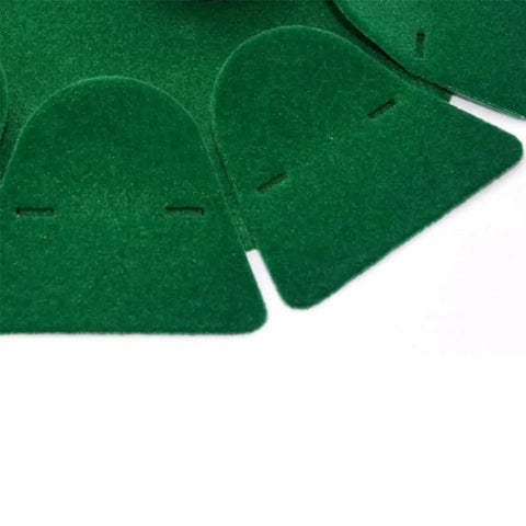 Close-up of the Two Pack Green All Direction Golf Putting Cup Indoor Outdoor Practice Hole Metal 18 cm Diameter Lightweight