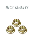 Five Eighths Inch By Eighteen Thread Blade Lock Nut Kit Three Pack For Lawn Mower Spindle And Deck Hex Flange Lock Nut Fits Popular Mower Brands And More Secure Blade Attachment For Reliable Cutting