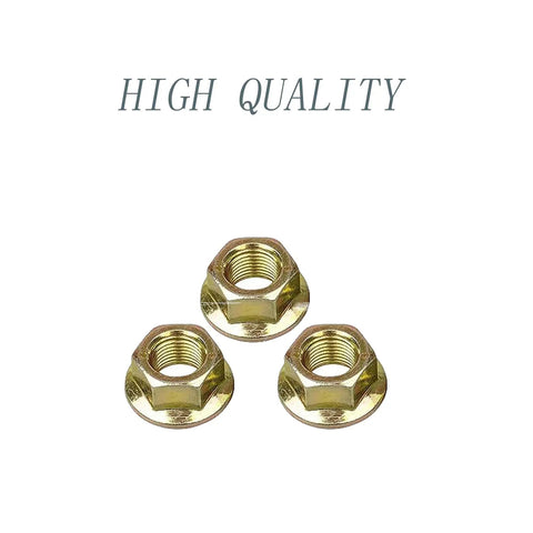 Five Eighths Inch By Eighteen Thread Blade Lock Nut Kit Three Pack For Lawn Mower Spindle And Deck Hex Flange Lock Nut Fits Popular Mower Brands And More Secure Blade Attachment For Reliable Cutting