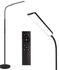 Ultra Bright 15W LED Floor Lamp With Remote And Touch Control 1 Hour Timer Stepless 3000K To 6000K Color Temperature Dimmable Brightness