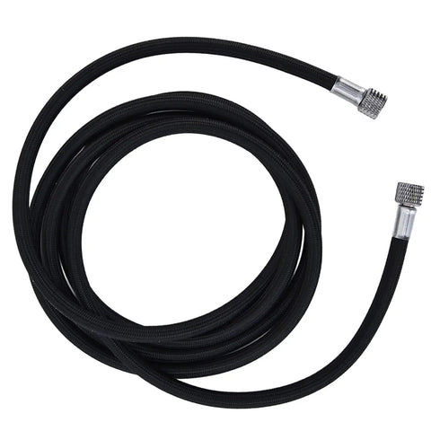 Airbrush Hose 6.2ft Rubber Air Line with G1/8 Female Connectors Flexible Air Tubing coiled with metal ends