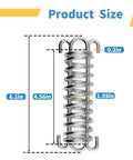 Two Beefy Heavy Duty Porch Swing Springs 300Lb Each For Hammock Chairs Hanging Chairs Patio Swings And More 600Lb Total Support