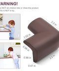 Ultra Tough Baby Proofing Edge And Corner Protectors For Furniture 20.5 Feet High Density Rubber Foam, corner guard with dimensions
