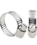 Stainless Steel Adjustable Clamps Set 20 Pack Fits 14 To 27 Millimeters Hose Or Pipe Worm Gear Band Style Leak Proof Connection