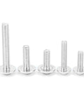 Aluminum Motorcycle Fairing Bolt Kit One Stop With Assorted Screws And Fasteners For Sports Bikes Replacement Hardware Silver Finish