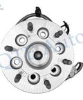Front view of Front Left Wheel Hub Bearing Assembly for 2004 2005 2006 2007 2008 GMC Canyon RWD with Heavy Duty Suspension and Z85 Option