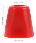 Beefy Heavy Duty Red Stainless Steel Nut for fencing accessories and sports equipment repair tool with plastic parts