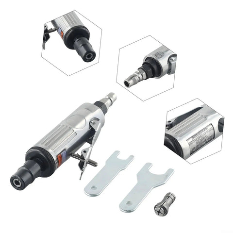 Killer Pneumatic Air Die Grinder Kit Delivers 23000 RPM for Metal Polish and Engrave with accessories for precise work.