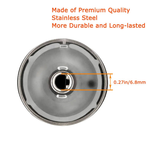 Stove Burner Control Dial Knob Replacement 5 Pack For Cafe Series Gas Stove With Reinforce Rings Beefed Up To Fit Replaces WB03X25889 4920893