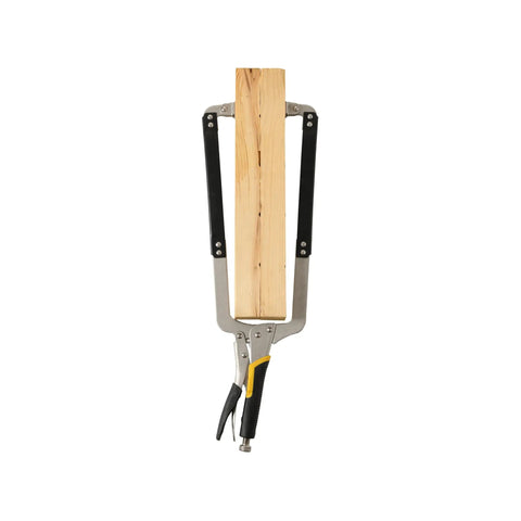 Heavy Duty 22 Inch Locking C Clamp With Swivel Pads For Woodworking And Welding Projects One Hand Operation Easy Release And Secure Soft Rubber Grip Durable Alloy Steel Construction For Long Lasting Use, clamping wood