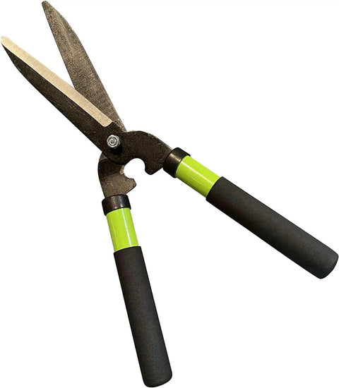 Hedge Shears You Can Trust For Clean Trimming And Shrub Shaping, 15 Inch High Carbon Steel Blades With Comfort Grip Handles.