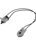 Premium A/C Heater Control Switch Replacement For Ford Focus 2000-2007 And Transit Connect 2010-2013 showing black and gray switch components with wires.