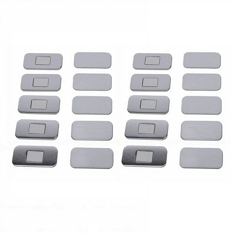 Ultra Strong Magnetic Cabinet Catch For Kitchen, Bathroom And Wardrobe Doors, Stainless Steel With Brushed Finish set