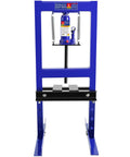 Heavy Duty 6 Ton H Frame Hydraulic Shop Press For Your Garage And Workshop Benchtop Or Floor Model Adjustable Height Includes Plates Blue Finish Ideal For Metal Bending Straightening And Stamping