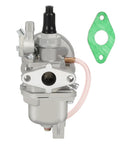 Front view of 2 Stroke Carburetor For 43cc 47cc 49cc 50cc Mini Dirt Bikes And ATVs With PZ13 13mm Fitment and gasket