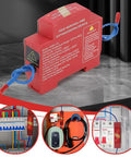 Dead Simple Automatic Fire Extinguisher With Dual Nozzles And Heat Aerosol Suppression Kicks In At 170 Degrees C Din Rail Mounts Snugly Inside Electrical Cabinets EV Charging Stations 20 Gram Pack on a dark surface, showing details.