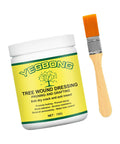 Pro Grade Bonsai Cut Paste Pruning Sealant With Brush For Tree Wound Repair And Grafting, Portable Wound Filler For Shrubs And Fruit Trees, Rain Resistant And Easy To Apply, 100g jar and brush
