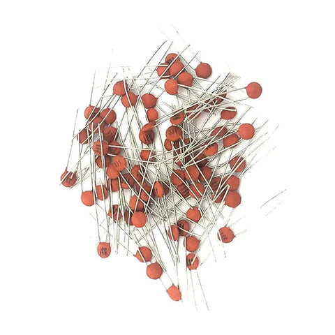 Ceramic capacitors from Pro Grade Electronics Component Kit With 1390 Pieces Including LEDs, Diodes, Transistors, Resistors