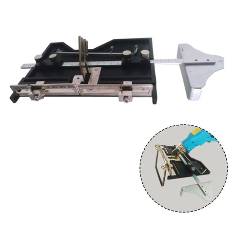 Electric Hot Knife Cutter With Slotting Tool And Replacement Parts Wear Resistant Metal Build Built In Ruler For Precise Small Cutting Projects Smooth Glide Sled Pro Grade Easy DIY Tool G07 with metal ruler and slotting guide