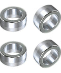 Set of four silver aluminum steering shaft bushings (6061 billet) for Dodge Ram/Cummins