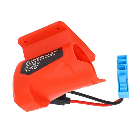 18V Battery Adapter Conversion Kit With 12AWG Wire And 40A for riding toys, red and blue harness adapter