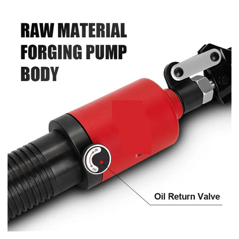 Close-up of Heavy Duty Twenty Ton Three Jaw Hydraulic Puller Smooth Extracting Beast with oil return valve feature.