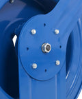 Close-up detail of Retractable Welding Hose Reel 100 Foot Oxygen And Acetylene Twin Line With Beefy Steel Frame Heavy Duty