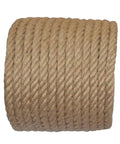 Coiled All Purpose Natural Hemp Rope Twisted Half Inch 100 Feet 4 Ply Jute Cord For DIY Crafts Home Decor Landscaping