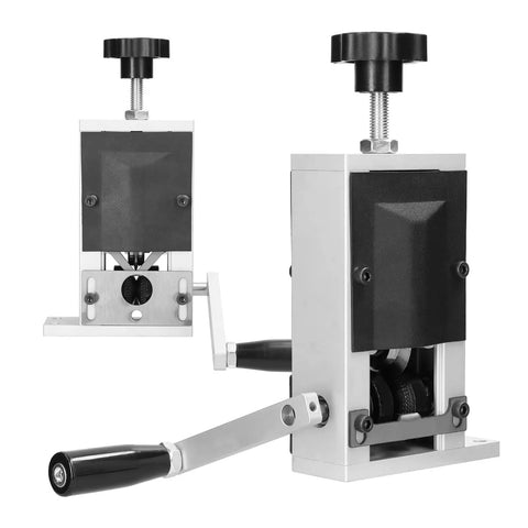 Heavy Duty Manual Wire Stripper Machine With Hand Crank Adapter For Electric Drill showcasing durable gear design and handle.