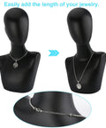 12 Piece Necklace Extender Set Stainless Steel Silver Tone - Must Have 1 To 6 Inch Lengths For Necklaces, Bracelets, And Anklets