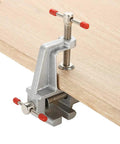Ultra Portable Aluminum Mini Vise Clamp For Jewelry Making And Small Repairs On Your Workbench Easy Adjustable Precision Clamp tool.