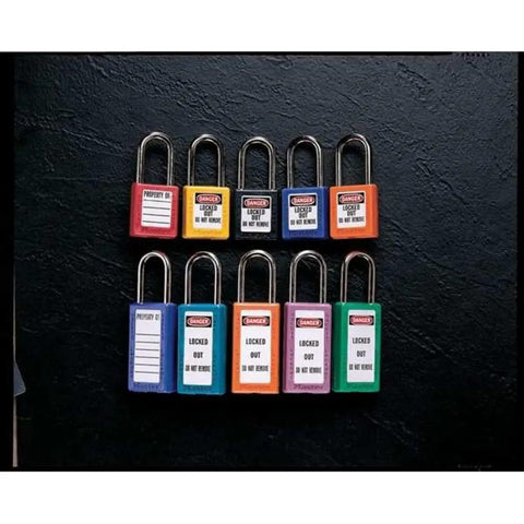 Heavy Duty Lockout Tagout Safety Padlock Green OSHA Compliant Non Conductive Thermoplastic Body Built Like A Tank Rock Solid Industrial Security Gear For Frontline Crews