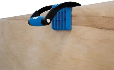 Panel Carrier for Plywood Sheets and Large Panels with Ergonomic Grip One Handed Carry Up To 100 Lbs Heavy Duty Carpentry Tool side view
