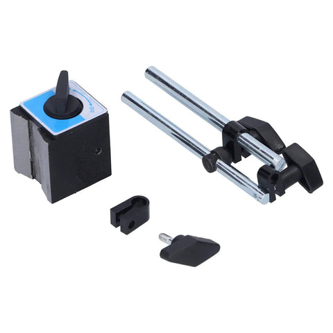 Heavy Duty Magnetic Base Kit With Switch Type 60Kg Pull, High Hardness Indicator Holder Tools, Pro Grade Tool Components Displayed