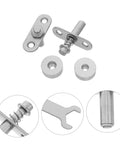Upgrade Your Home With These Top Shelf Adjustable Spring Loaded Rotating Pivot Shafts For Folding Room Dividers And Heavy Duty Door Partitions That Rock Securely, stainless steel pivot shaft kit.