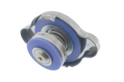 16 PSI Coolant Reservoir Radiator Cap Direct Fit Replacement Seal For Honda Hyundai Kia Nissan Engine Cooling viewed from the side.