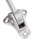 Sturdy 304 Stainless Steel Brushed Kickdown Door Stop Holder With Screws, Easy Install Door Buffer For Doors Gates Bathrooms And Bedrooms