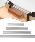 Aluminum Alloy 45 Type T Track With Scale Slot Miter Track for router table saw DIY woodworking jig fixture silver 60cm