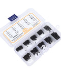 Pro Grade Heavy Duty Self Tapping Screws Set In Carbon Steel With Cross Pan Head And Deep Threads 1000 Pieces Assortment Kit In Ten Sizes
