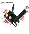 Heavy Duty Aluminum Miter Track Stop With Smooth Sliding T Slot Locking Bar For Accurate Table Saw And Router Bench Cuts That Hit Dead Nuts Every Time And Deliver Killer Precision On Every Cut dimensions and features
