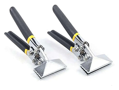 2 Piece Sheet Metal Bending Pliers Set With Ergonomic Handles Straight Formers And Benders Pro Grade Seaming Tool