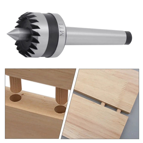 Durable Steel MT1 Mt2 Live Center Bearing Tailstock For Wood Turning Metalworking Lathe Tool 45# Steel Spindle Support Smooth Rotation close-up