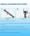 Step-by-step installation guide for Top Shelf Jura Claris S Replacement Water Filters for home coffee makers.